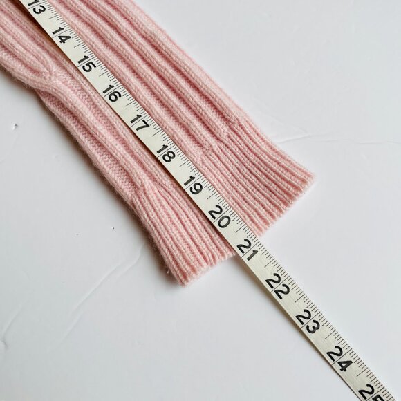 Rails Joelle Ribbed Sweater Wool Cashmere Blend Cropped Boxy Pink Size Medium - Picture 13 of 15